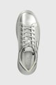 Kožené tenisky Karl Lagerfeld KAPRI stříbrná KL62531M.1SL