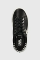 Karl Lagerfeld sneakers din piele KAPRI negru KL62529N.000