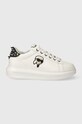Шкіряні кросівки Karl Lagerfeld KAPRI платформа білий KL62529N.011