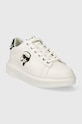 Кожени маратонки Karl Lagerfeld KAPRI KL62529N.011 бял SS24