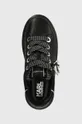 μαύρο Δερμάτινα αθλητικά παπούτσια Karl Lagerfeld KAPRI