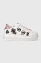 bianco Karl Lagerfeld sneakers in pelle KAPRI Donna