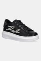 Karl Lagerfeld sneakers din piele KAPRI platformă negru KL62510G.00S