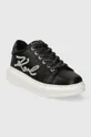 Кожаные кроссовки Karl Lagerfeld KAPRI чёрный
