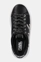 Karl Lagerfeld sneakers din piele KAPRI negru KL62510G.00S