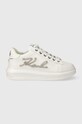 Karl Lagerfeld sneakers din piele KAPRI platformă alb KL62510G.01S