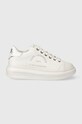 Karl Lagerfeld sneakers din piele KAPRI Planet friendly alb KL62539F.01S