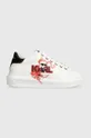 λευκό Δερμάτινα αθλητικά παπούτσια Karl Lagerfeld KAPRI CNY Γυναικεία