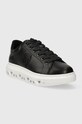 Karl Lagerfeld sneakersy skórzane KAPRI KITE KL64530N.000 czarny SS24
