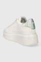 Încălțăminte Karl Lagerfeld sneakers din piele ANAKAPRI KL63510A.01S alb