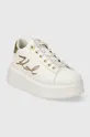 Δερμάτινα αθλητικά παπούτσια Karl Lagerfeld ANAKAPRI λευκό