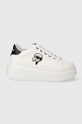 bianco Karl Lagerfeld sneakers in pelle ANAKAPRI Donna