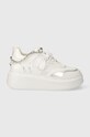 Karl Lagerfeld sneakersy skórzane ANAKAPRI Planet friendly biały KL63544.011