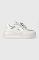Кожаные кроссовки Karl Lagerfeld KREW MAX плоская белый KL63324.01S