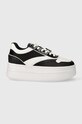 Karl Lagerfeld sneakersy KOBO III tekstylny czarny KL65020.001