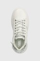 Karl Lagerfeld sneakersy skórzane KREEPER LO biały KL42372A.01S