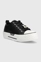Karl Lagerfeld tenisówki skórzane KAMPUS MAX III KL60610.000 czarny SS24