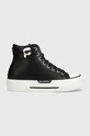 Karl Lagerfeld tenisi de piele KAMPUS MAX III platformă negru KL60640.000