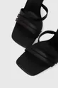чёрный Кожаные сандалии Karl Lagerfeld Jeans MANOIR