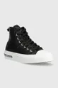Δερμάτινα ελαφριά παπούτσια Karl Lagerfeld Jeans KLJ VULC μαύρο