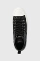 Karl Lagerfeld Jeans trampki skórzane KLJ VULC czarny KLJ60950.000