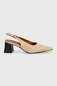 Vagabond Shoemakers czółenka zamszowe ALTEA 5740.440.11 beżowy SS24