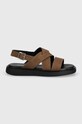 Vagabond Shoemakers sandale din nubuc CONNIE 5757.450.19 maro SS24