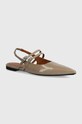 Кожени балеринки Vagabond Shoemakers HERMINE отворена пета бежов 5733.260.09