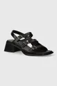 μαύρο Δερμάτινα σανδάλια Vagabond Shoemakers INES Γυναικεία