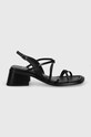 Vagabond Shoemakers sandały skórzane INES 5711.101.20 czarny SS24