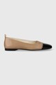 Vagabond Shoemakers baleriny skórzane DELIA 5707.062.09 beżowy SS24