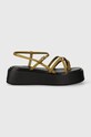 Шкіряні сандалі Vagabond Shoemakers COURTNEY 5334.701.33 зелений SS24