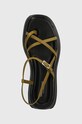 Шкіряні сандалі Vagabond Shoemakers COURTNEY зелений 5334.701.33