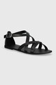 Kožené sandály Vagabond Shoemakers TIA 2.0 přírodní kůže černá 5731.001.20