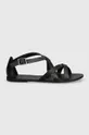 Usnjeni sandali Vagabond Shoemakers TIA 2.0 črna