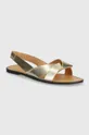 zlata Usnjeni sandali Vagabond Shoemakers TIA 2.0 Ženski