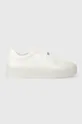 biały Calvin Klein sneakersy FLATFORM CUPSOLE SLIP ON W/HW Damski