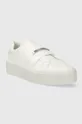 Αθλητικά Calvin Klein FLATFORM CUPSOLE SLIP ON W/HW λευκό