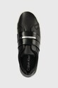 Tenisky Calvin Klein FLATFORM CUPSOLE SLIP ON W/HW černá HW0HW01862