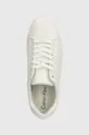 λευκό Δερμάτινα αθλητικά παπούτσια Calvin Klein CLEAN CUPSOLE LACE UP