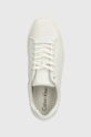 λευκό Δερμάτινα αθλητικά παπούτσια Calvin Klein CLEAN CUPSOLE LACE UP