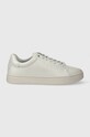 Шкіряні кросівки Calvin Klein CLEAN CUPSOLE LACE UP Planet friendly сірий HW0HW01863