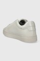 Încălțăminte Calvin Klein sneakers din piele CLEAN CUPSOLE LACE UP HW0HW01863 gri