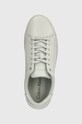 Calvin Klein sneakers din piele CLEAN CUPSOLE LACE UP gri HW0HW01863