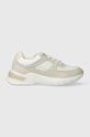 Tenisky Calvin Klein ELEVATED RUNNER - MONO MIX imitace kůže béžová HW0HW01869
