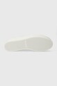 Calvin Klein bőr sportcipő FLATFORM C LACE UP - MONO MIX HW0HW01870 fehér