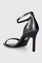 Взуття Шкіряні сандалі Calvin Klein GEO STIL SQUARE SANDAL 90-PEARL HW0HW01993 сірий