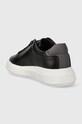 Boty Kožené tenisky Calvin Klein RAISED CUPSOLE LACE UP LUMINOUS HW0HW01997 černá
