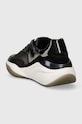 Obuwie Calvin Klein sneakersy CLOUD WEDGE LACE UP-PEARLIZED HW0HW02040 czarny