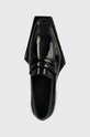 Stine Goya mocasini de piele Gurly negru SG5663.JetBlack